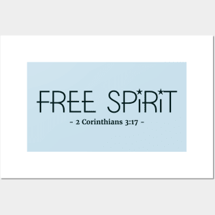 Free Spirit bible quote Posters and Art